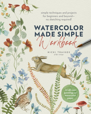 Cover image for 9781577156925 - Watercolor Made Simple Workbook