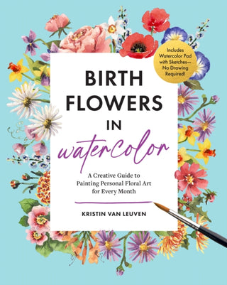 Cover image for 9781577156963 - Birth Flowers in Watercolor
