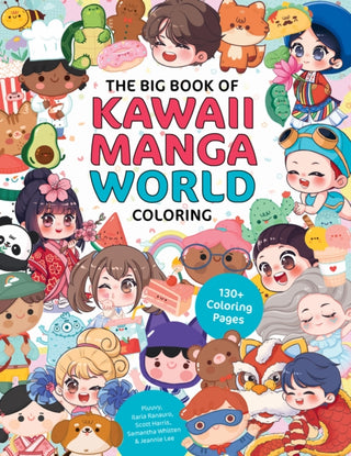 Cover image for 9781577157489 - The Big Book of Kawaii Manga World Coloring