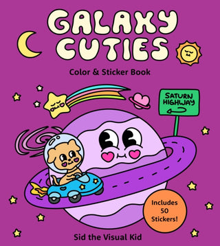 Cover image for 9781577159902 - Galaxy Cuties Color & Sticker Book