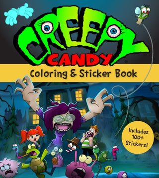 Cover image for 9781577159957 - Creepy Candy Coloring & Sticker Book