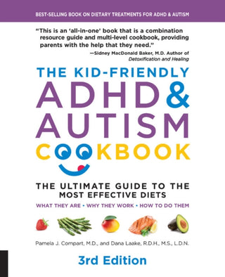 Cover image for 9781592338504 - The Kid-Friendly ADHD & Autism Cookbook, 3rd edition