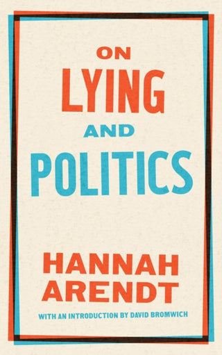 Cover image for 9781598537314 - On Lying and Politics