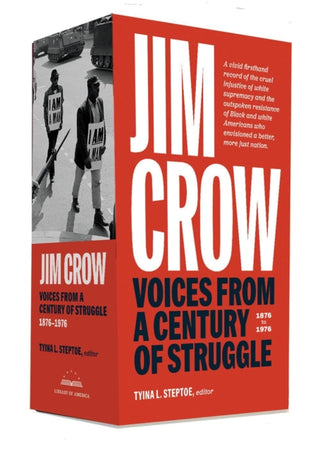 Cover image for 9781598538144 - Jim Crow: Voices from a Century of Struggle 1876-1976