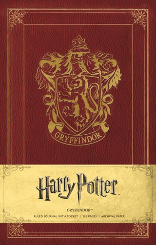 Cover image for 9781608875603 - Harry Potter Gryffindor Hardcover Ruled Journal