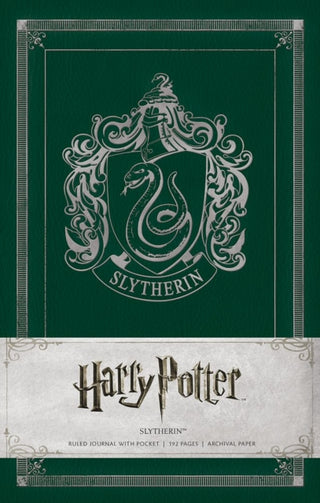 Cover image for 9781608875610 - Harry Potter Slytherin Hardcover Ruled Journal