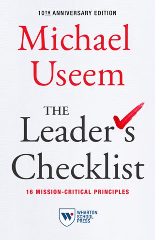 Cover image for 9781613631188 - The Leader's Checklist, 10th Anniversary Edition