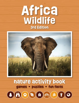 Cover image for 9781620057131 - Africa Wildlife Nature Activity Book, 3rd Ed