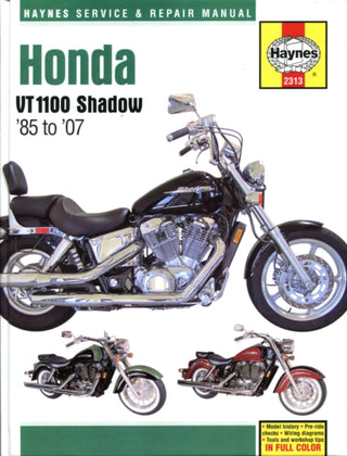 Cover image for 9781620921463 - Honda VT1100 Shadow (85-07) Haynes Repair Manual