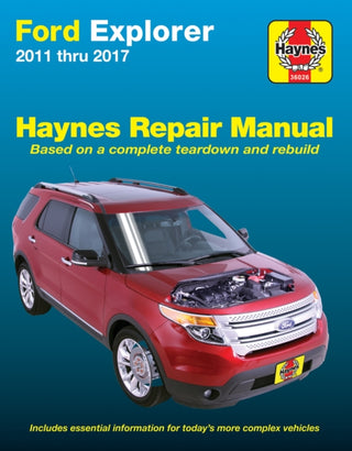 Cover image for 9781620922859 - Ford Explorer, 11-17 Haynes Repair Manual