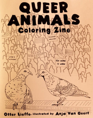 Cover image for 9781621062585 - Queer Animals Coloring Book