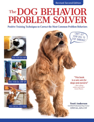 Cover image for 9781621872238 - The Dog Behavior Problem Solver, 2nd Edition