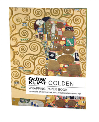 Cover image for 9781623259280 - Golden, Gustav Klimt Wrapping Paper Book