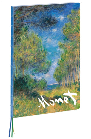 Cover image for 9781623259310 - Pine Tree Path, Claude Monet A4 Notebook