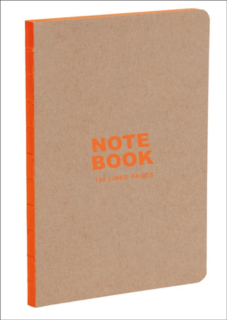 Cover image for 9781623259402 - Kraft and Orange A5 Notebook