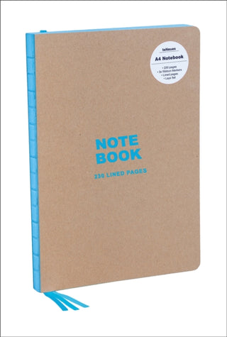 Supplemental image for 9781623259419 - Kraft and Blue A4 Notebook