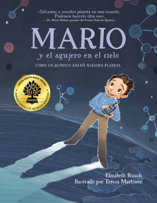 Cover image for 9781623541873 - Mario y el agujero en el cielo / Mario and the Hole in the Sky