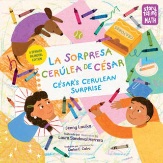 Cover image for 9781623544515 - La sorpresa cerúlea de César / César's Cerulean Surprise (Spanish Bilingual Edition)