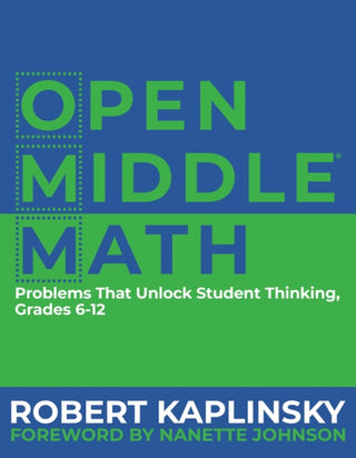 Cover image for 9781625311740 - Open Middle Math