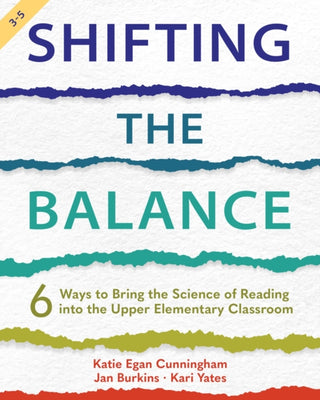 Cover image for 9781625315977 - Shifting the Balance, Grades 3-5