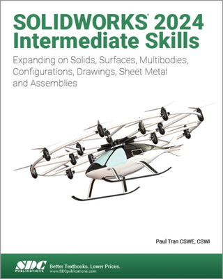 Cover image for 9781630576318 - SOLIDWORKS 2024 Intermediate Skills