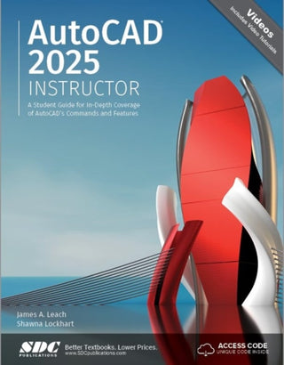 Cover image for 9781630576493 - AutoCAD 2025 Instructor