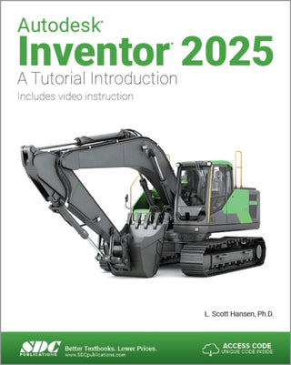 Cover image for 9781630576547 - Autodesk Inventor 2025