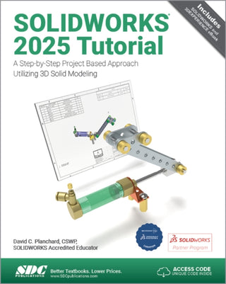 Cover image for 9781630576981 - SOLIDWORKS 2025 Tutorial