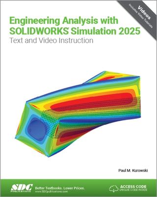 Cover image for 9781630577025 - Engineering Analysis with SOLIDWORKS Simulation 2025