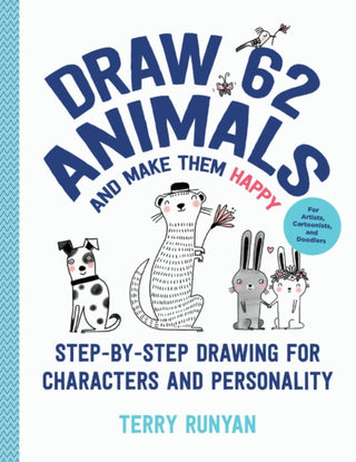 Cover image for 9781631599880 - Draw 62 Animals and Make Them Happy