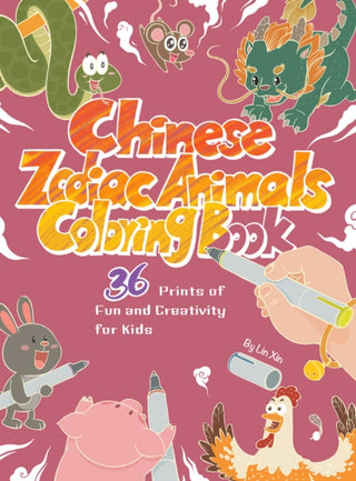 Cover image for 9781632880147 - Chinese Zodiac Animals Coloring Book