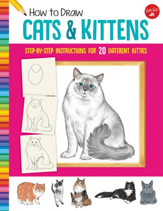 Cover image for 9781633227446 - How to Draw Cats & Kittens