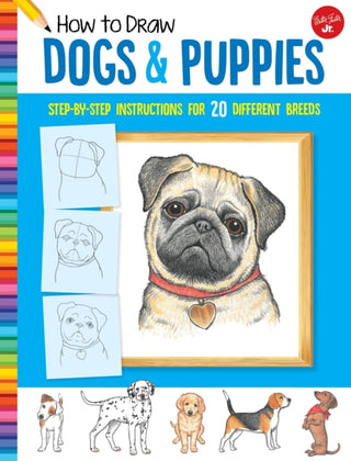 Cover image for 9781633227460 - How to Draw Dogs & Puppies