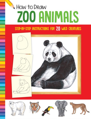 Cover image for 9781633227521 - How to Draw Zoo Animals