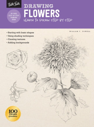 Cover image for 9781633227774 - Drawing: Flowers with William F. Powell