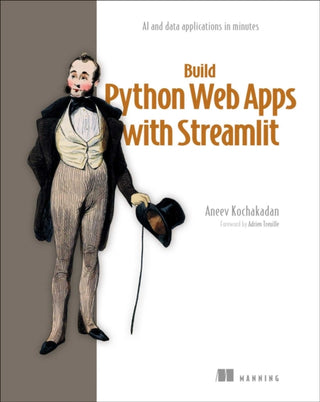 Cover image for 9781633436015 - Build Python Web Apps with Streamlit