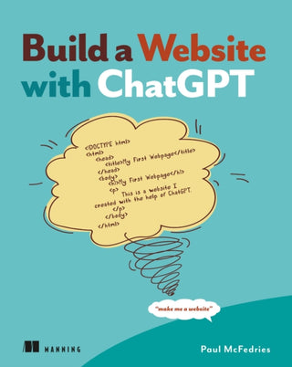 Cover image for 9781633436961 - Build a Website with ChatGPT