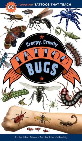 Supplemental image for 9781635861969 - Creepy, Crawly Tattoo Bugs
