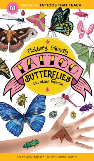 Supplemental image for 9781635862027 - Fluttery, Friendly Tattoo Butterflies and Other Insects