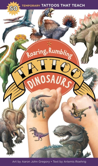Supplemental image for 9781635863192 - Roaring, Rumbling Tattoo Dinosaurs