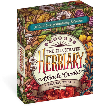 Cover image for 9781635864854 - The Illustrated Herbiary Oracle Cards