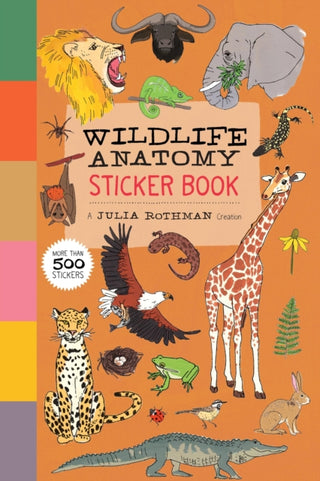 Supplemental image for 9781635868609 - Wildlife Anatomy Sticker Book