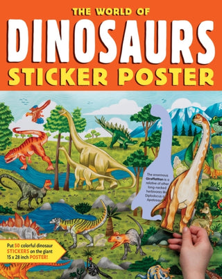 Cover image for 9781635868678 - The World of Dinosaurs Sticker Poster