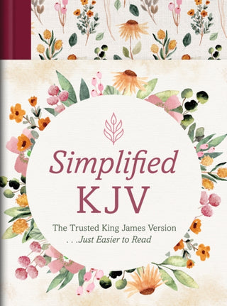 Cover image for 9781636091785 - The Barbour Simplified KJV [Wildflower Medley]