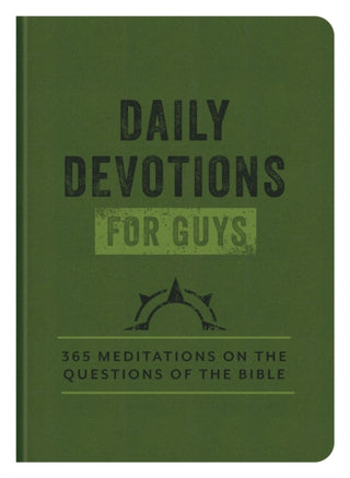 Cover image for 9781636094250 - Daily Devotions for Guys