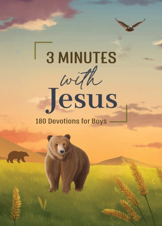 Cover image for 9781636095998 - 3 Minutes with Jesus: 180 Devotions for Boys