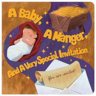 Cover image for 9781636099194 - A Baby A Manger and a Very Special Invitation