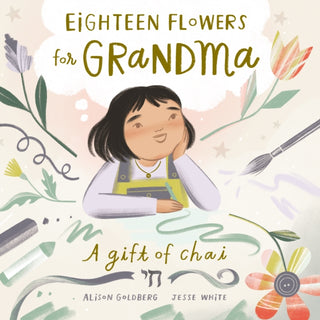 Cover image for 9781636551210 - Eighteen Flowers for Grandma