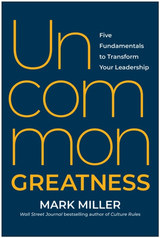 Cover image for 9781637744703 - Uncommon Greatness