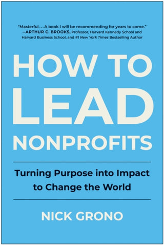 Cover image for 9781637745199 - How to Lead Nonprofits